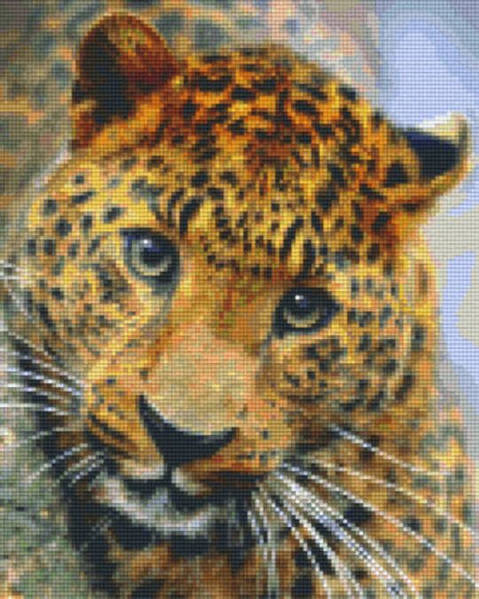Cheetah Nine [9] Baseplate PixelHobby Mini-mosaic Art Kit